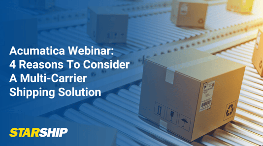 8 22 23 Acumatica 4 Reasons To Consider A Multi-Carrier Shipping Solution